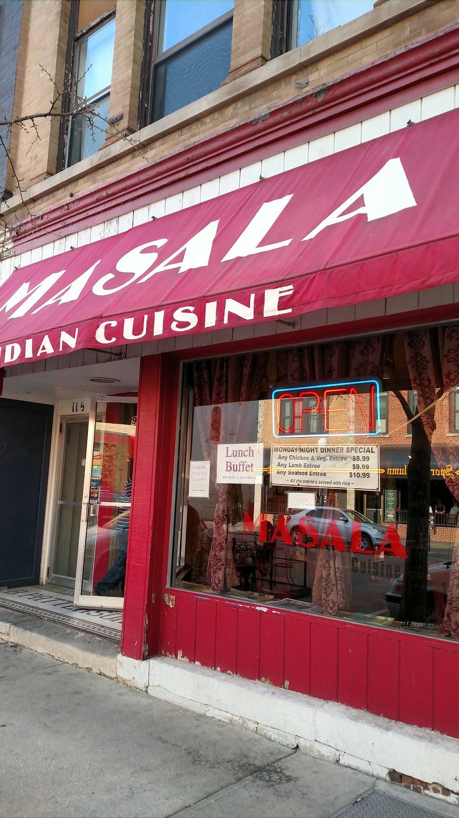 Masala Indian Cuisine | restaurant | 9 S Dubuque St, Iowa City, IA 52240, USA | 3193386199 OR +1 319-338-6199