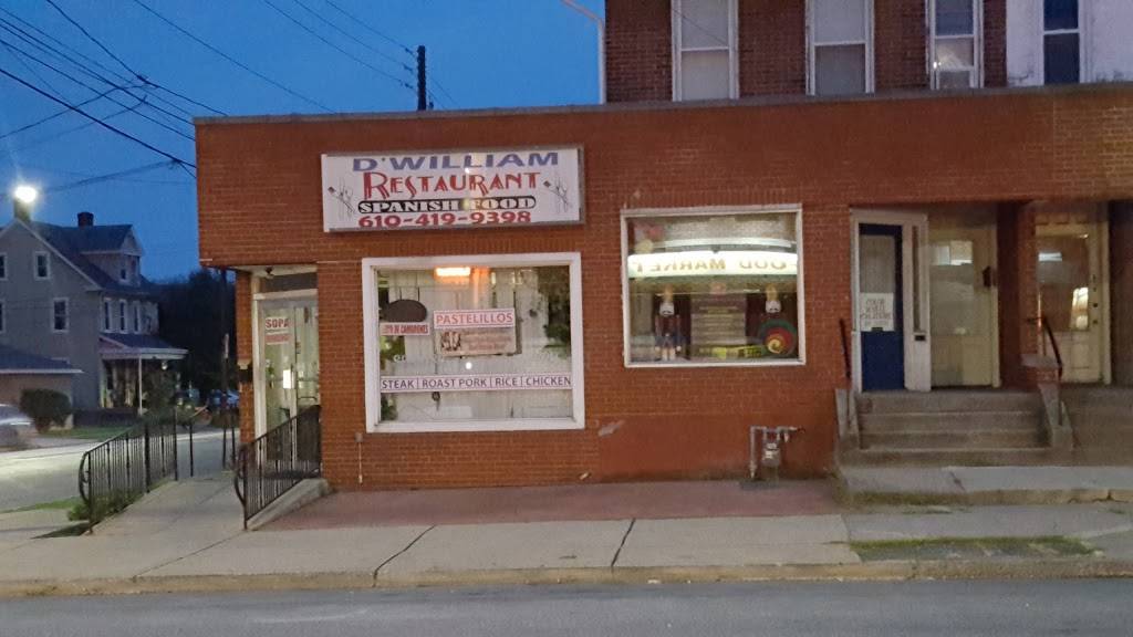 D William Restaurant | restaurant | 310 E Goepp St, Bethlehem, PA 18018, USA | 6104199398 OR +1 610-419-9398