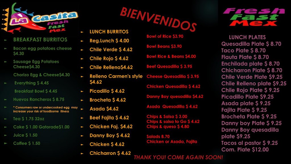 La Casita | restaurant | 811 Main St, Sunray, TX 79086, USA | 8069481008 OR +1 806-948-1008