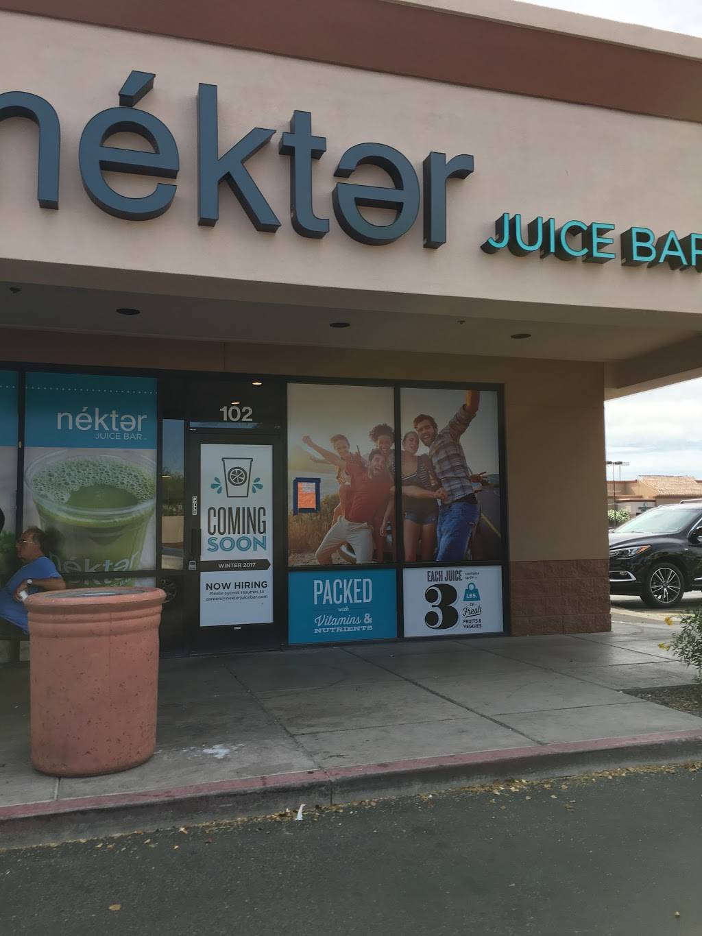 Nekter Juice Bar | cafe | 2832 N Power Rd, Mesa, AZ 85215, USA | 5202018727 OR +1 520-201-8727