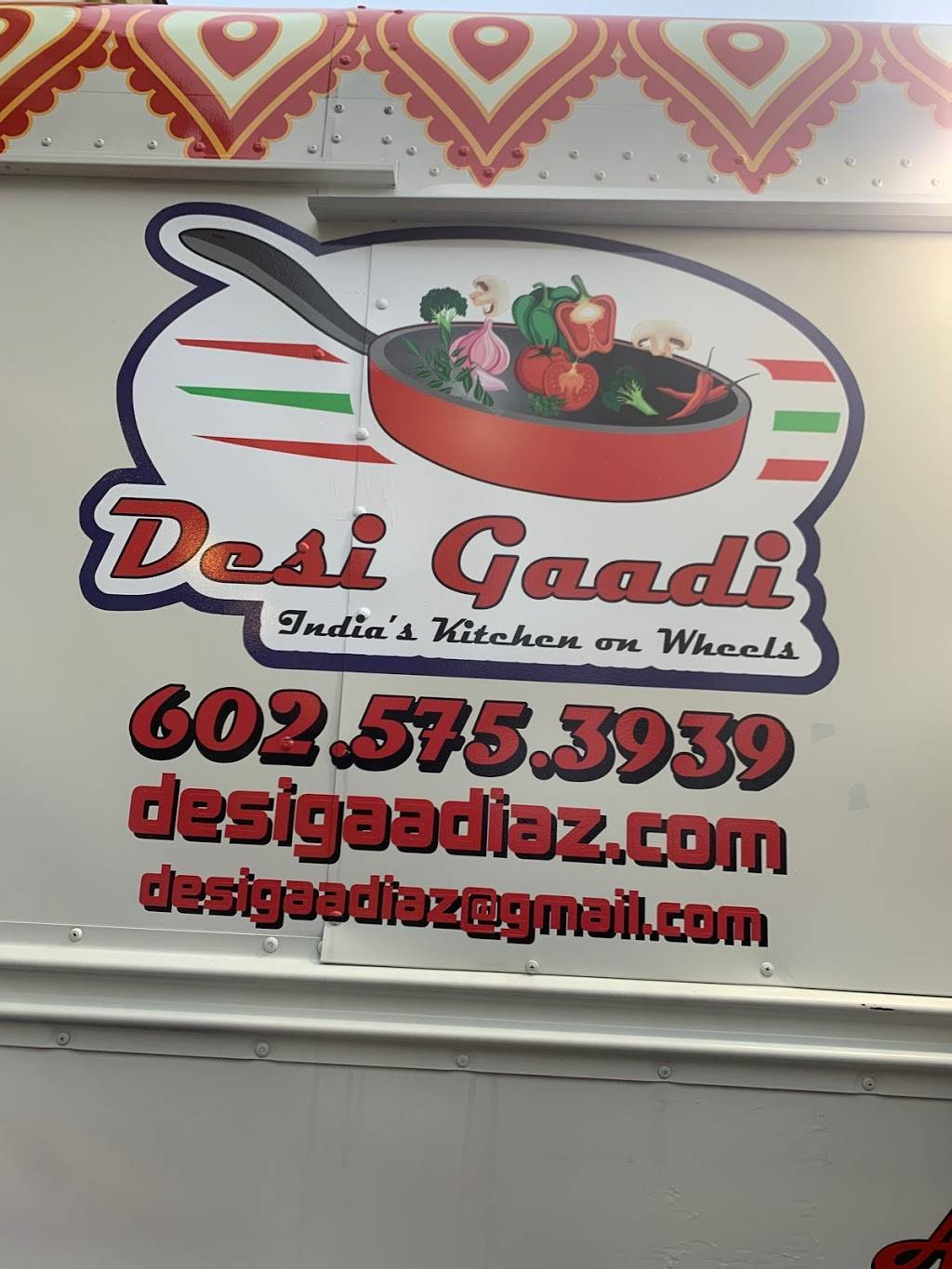Desigaadi Food Truck | restaurant | 1209 E Bell Rd, Phoenix, AZ 85022, USA | 6025753939 OR +1 602-575-3939