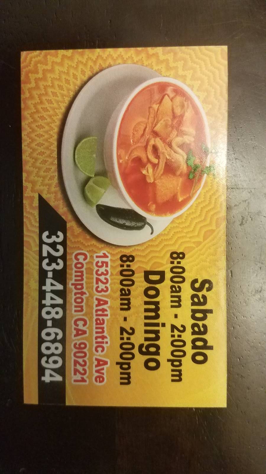 Mr. Menudo Oficial | restaurant | 15323 Atlantic Ave, Compton, CA 90221, USA | 3234486894 OR +1 323-448-6894