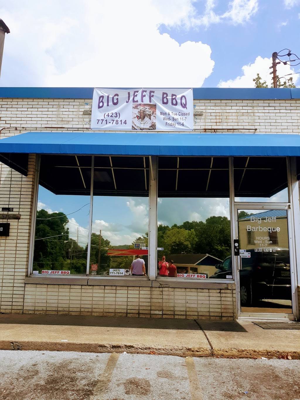 BIG JEFFS BARBEQUE | restaurant | 4272 Bonny Oaks Dr Suite # A, Chattanooga, TN 37406, USA | 4237717814 OR +1 423-771-7814