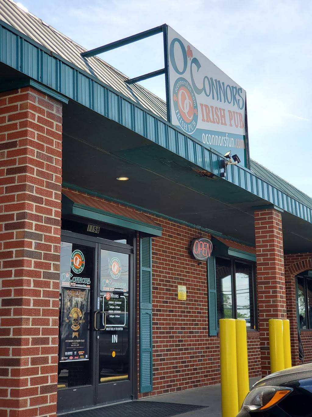 OConnors Irish Pub and Grill | restaurant | 1198 Tylertown Rd, Clarksville, TN 37040, USA | 9315422540 OR +1 931-542-2540