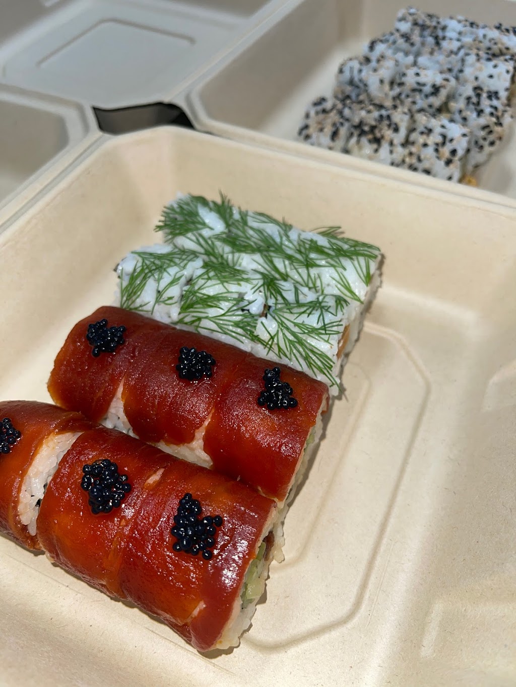 Flora Plant based sushi | meal takeaway | 3212 E Olympic Blvd, Los Angeles, CA 90023, USA | 7473880471 OR +1 747-388-0471