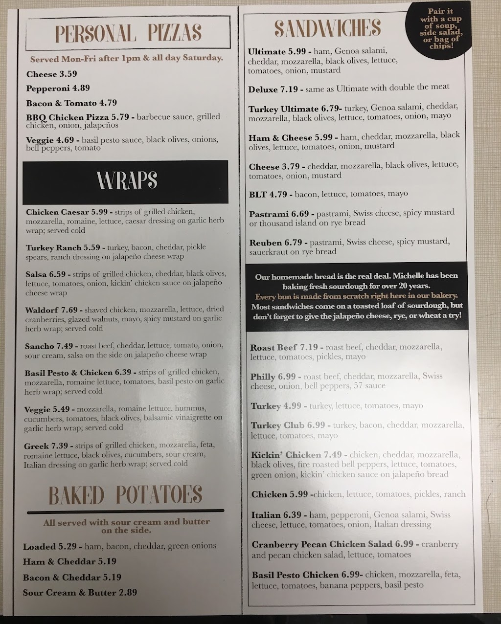 Heavenly Buns Deli | restaurant | 1101 N. Hills Shopping Centre, Ada, OK 74820, USA | 5803326868 OR +1 580-332-6868