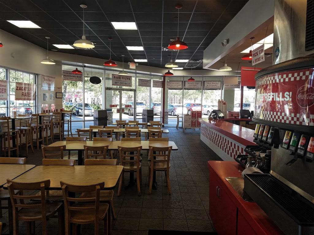 Five Guys | meal takeaway | 3120 S Kirkman Rd, Orlando, FL 32810, USA | 4072920422 OR +1 407-292-0422