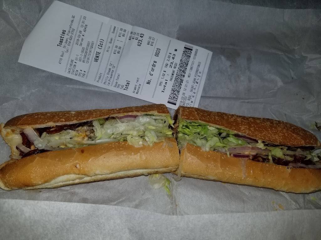 Toasties | restaurant | 4712 Boul Saint-Jean, Pierrefonds, QC H9H 4B2, Canada | 5146202702 OR +1 514-620-2702