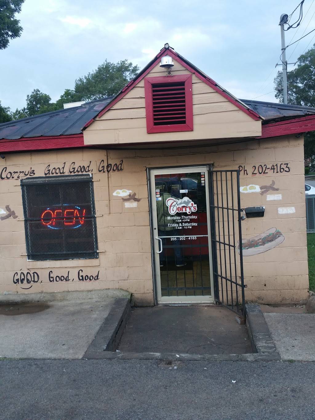 Corrys Restaurant | restaurant | 1800 24th St SW, Birmingham, AL 35211, USA | 2052024163 OR +1 205-202-4163