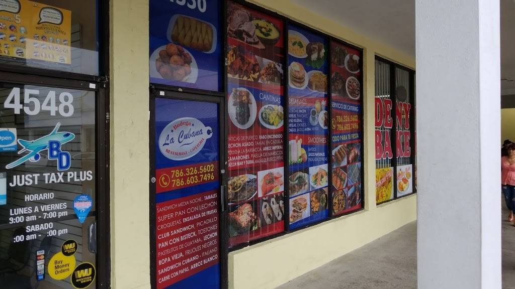Bodega La Cubana Restaurant Cafeteria | restaurant | 4550 W 12th Ave, Hialeah, FL 33012, USA | 7863265602 OR +1 786-326-5602