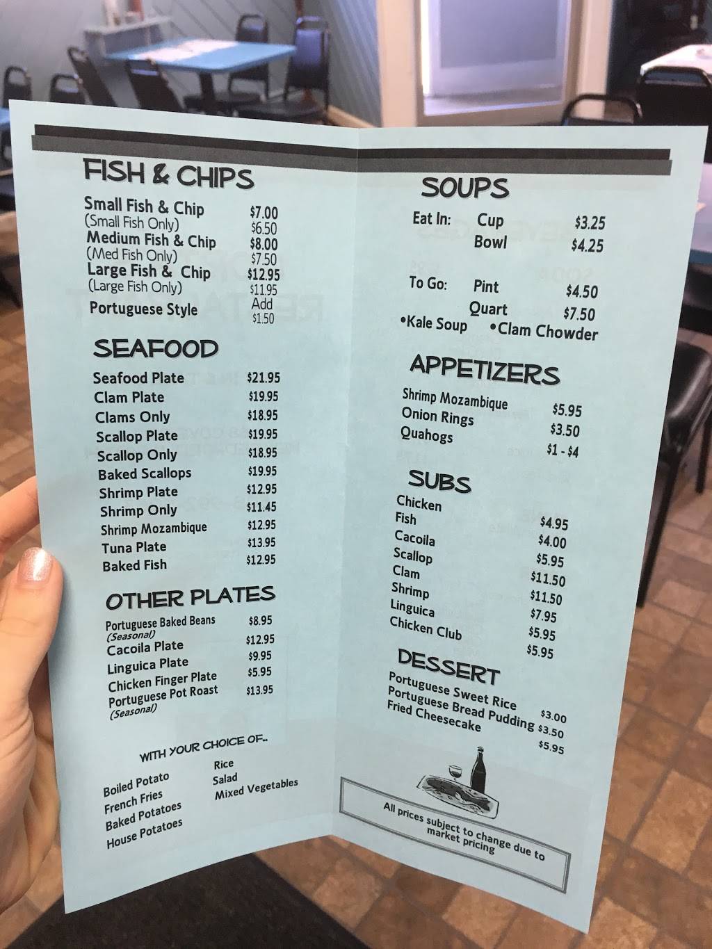 Hortas Restaurant | restaurant | 68 Cove St, New Bedford, MA 02744, USA | 5089925063 OR +1 508-992-5063