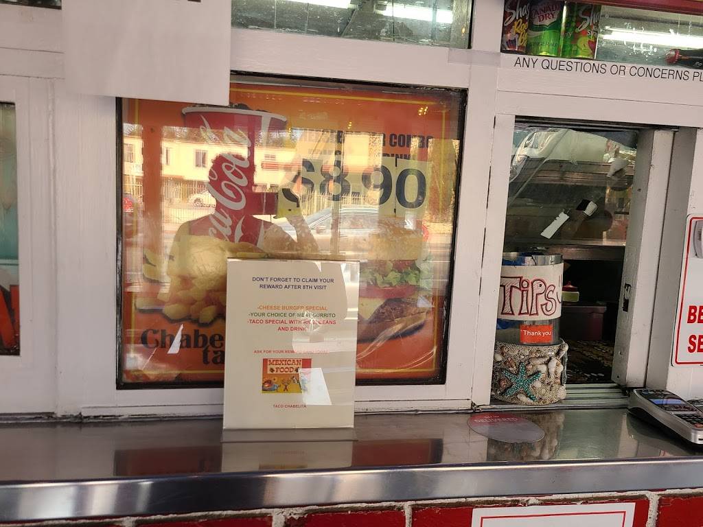 Taco Chabelita | restaurant | 2001 S Western Ave, Los Angeles, CA 90018, USA | 3237340211 OR +1 323-734-0211