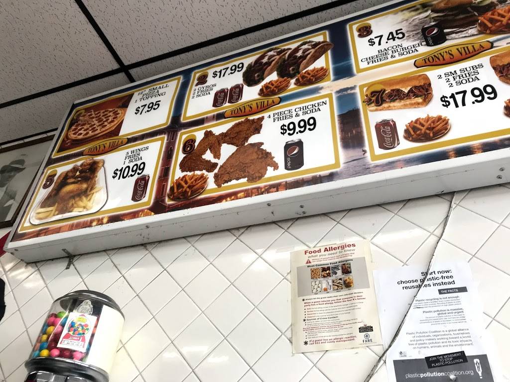 Tonys Villa | restaurant | 7682 New Hampshire Ave, Takoma Park, MD 20912, USA | 3014457842 OR +1 301-445-7842