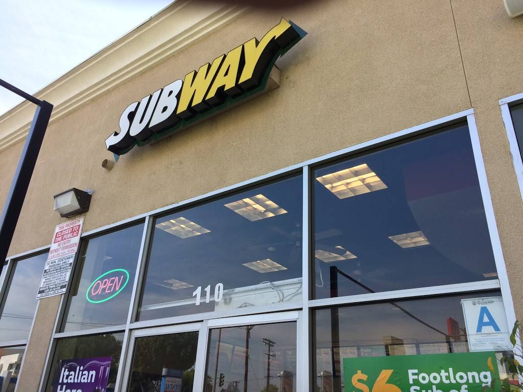 Subway Restaurants | restaurant | 3476 Whittier Blvd #110, Los Angeles, CA 90023, USA | 3232651311 OR +1 323-265-1311