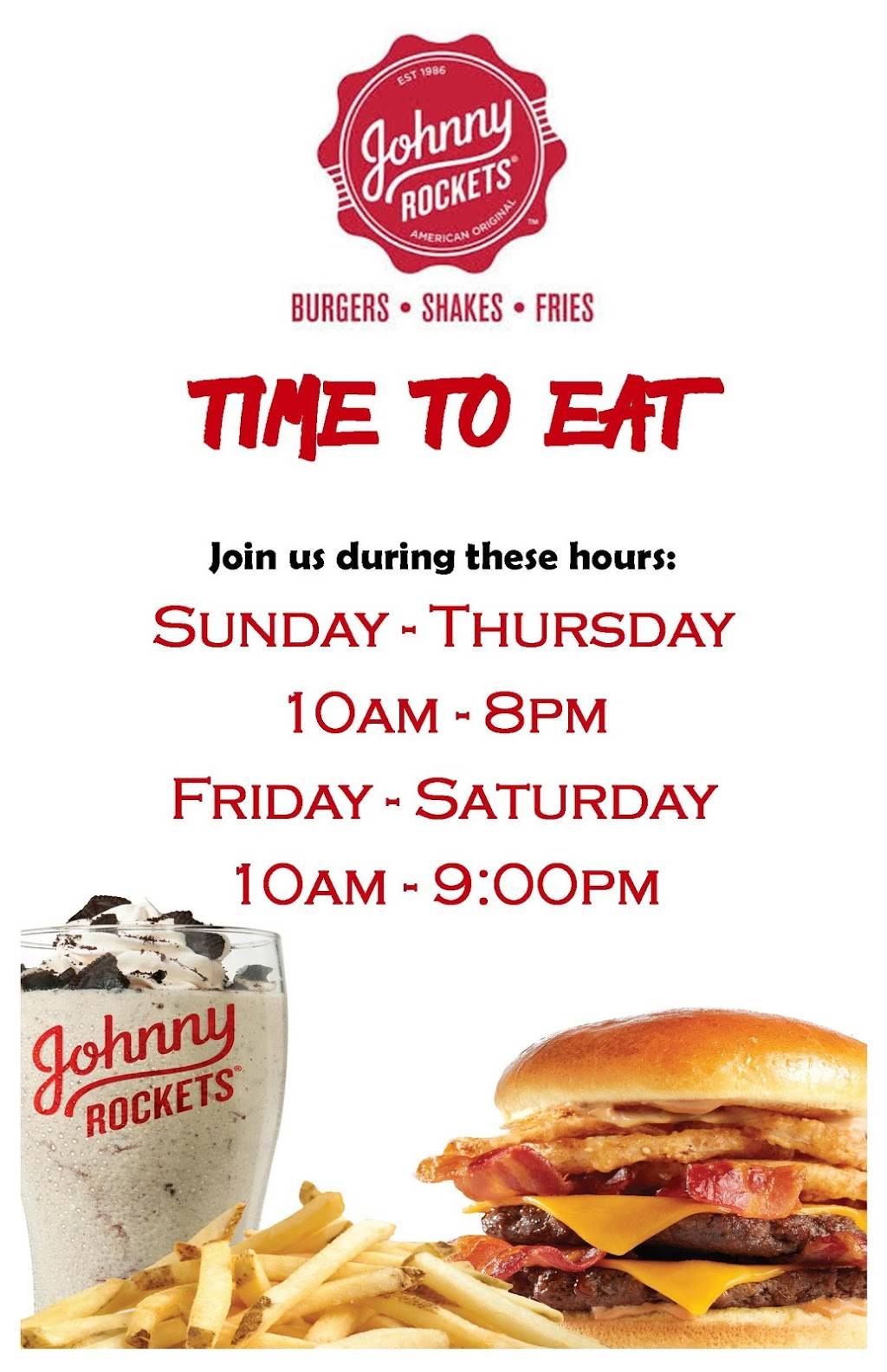 Johnny Rockets | restaurant | PEARL HIGHLANDS CENTER, 1000 Kamehameha Hwy #226, Pearl City, HI 96782, USA | 8083671748 OR +1 808-367-1748