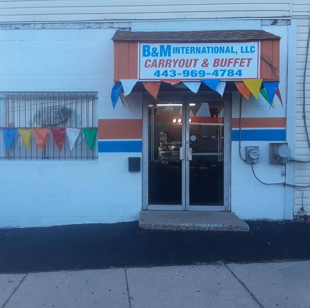 B&M International Carry Out And Buffet | restaurant | 40 Back River Neck Rd, Essex, MD 21221, USA | 4439694784 OR +1 443-969-4784
