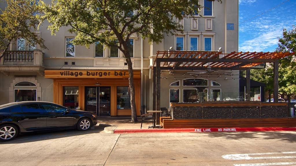 Village Burger Bar | restaurant | 3699 McKinney Ave, 325 West Village C, Dallas, TX 75204, USA | 2144439998 OR +1 214-443-9998