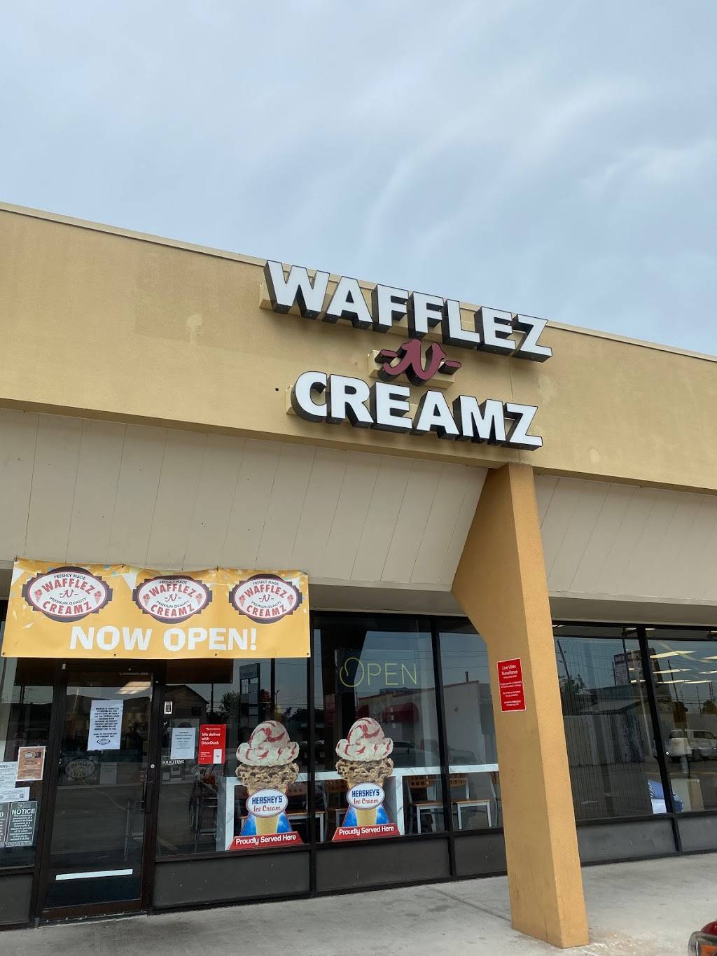 Wafflez N Creamz-Veterans Location | restaurant | 12100 Veterans Memorial Dr Ste F, Houston, TX 77067, USA | 8322861329 OR +1 832-286-1329