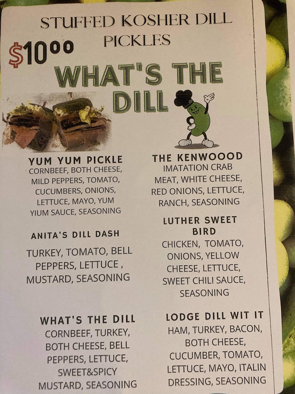 Whats The Dill | restaurant | 4088 W McNichols Rd, Detroit, MI 48221, USA | 3137570967 OR +1 313-757-0967