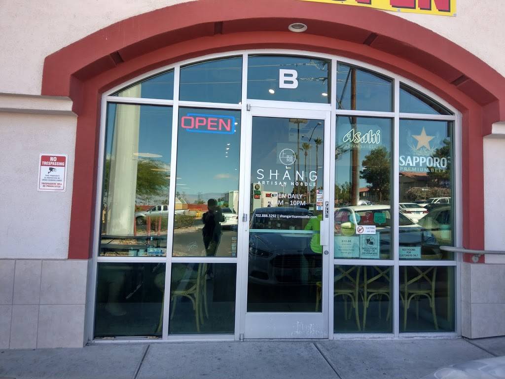 Shang Artisan Noodle | restaurant | 4983 W Flamingo Rd ste b, Las Vegas, NV 89103, USA | 7028883292 OR +1 702-888-3292