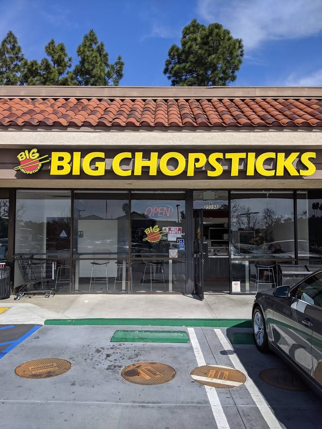 Big Chopsticks | restaurant | 25098 Marguerite Pkwy A, Mission Viejo, CA 92692, USA | 9494469688 OR +1 949-446-9688