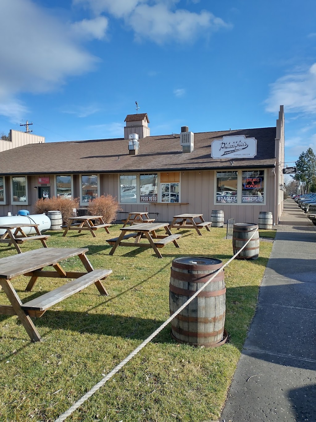 Philadelphias Steaks & Hoagies | restaurant | 352 E Hood Ave Suite B, Sisters, OR 97759, USA | 5419044154 OR +1 541-904-4154