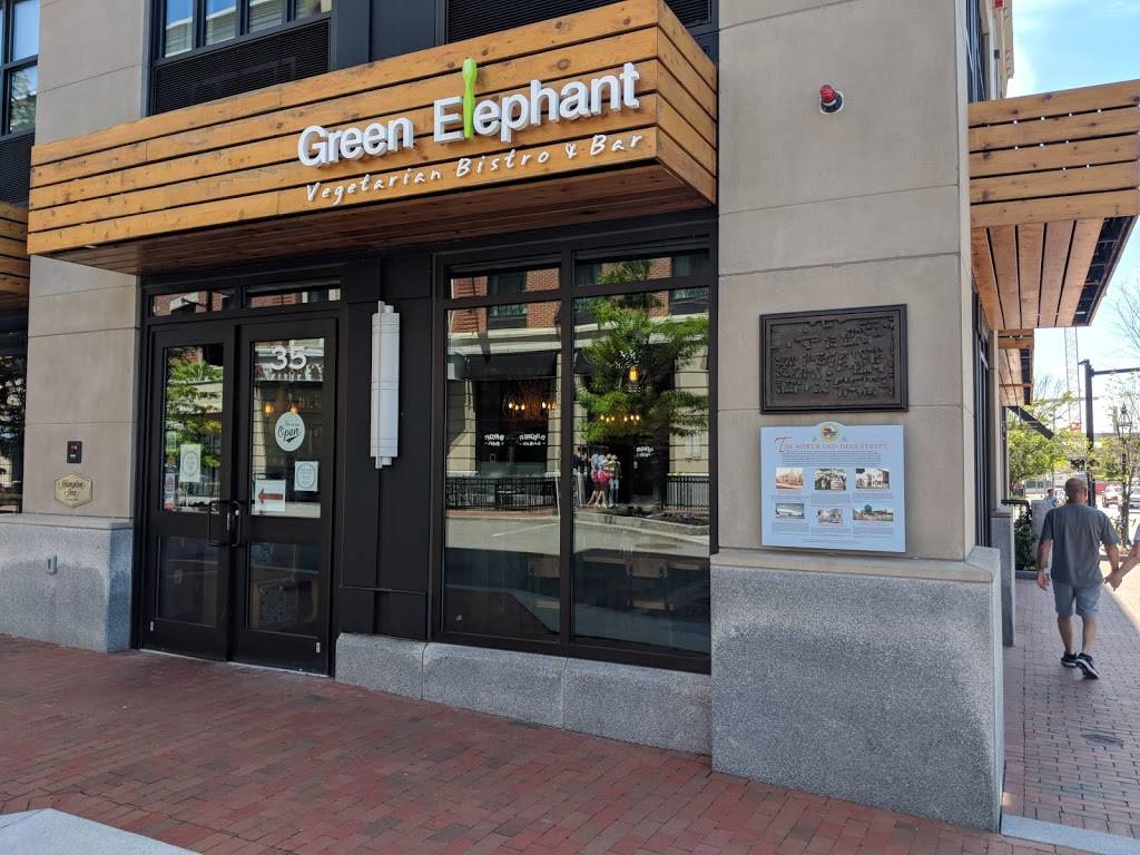 Green Elephant Vegetarian Bistro & Bar | restaurant | 35 Portwalk Pl, Portsmouth, NH 03801, USA | 6034278344 OR +1 603-427-8344