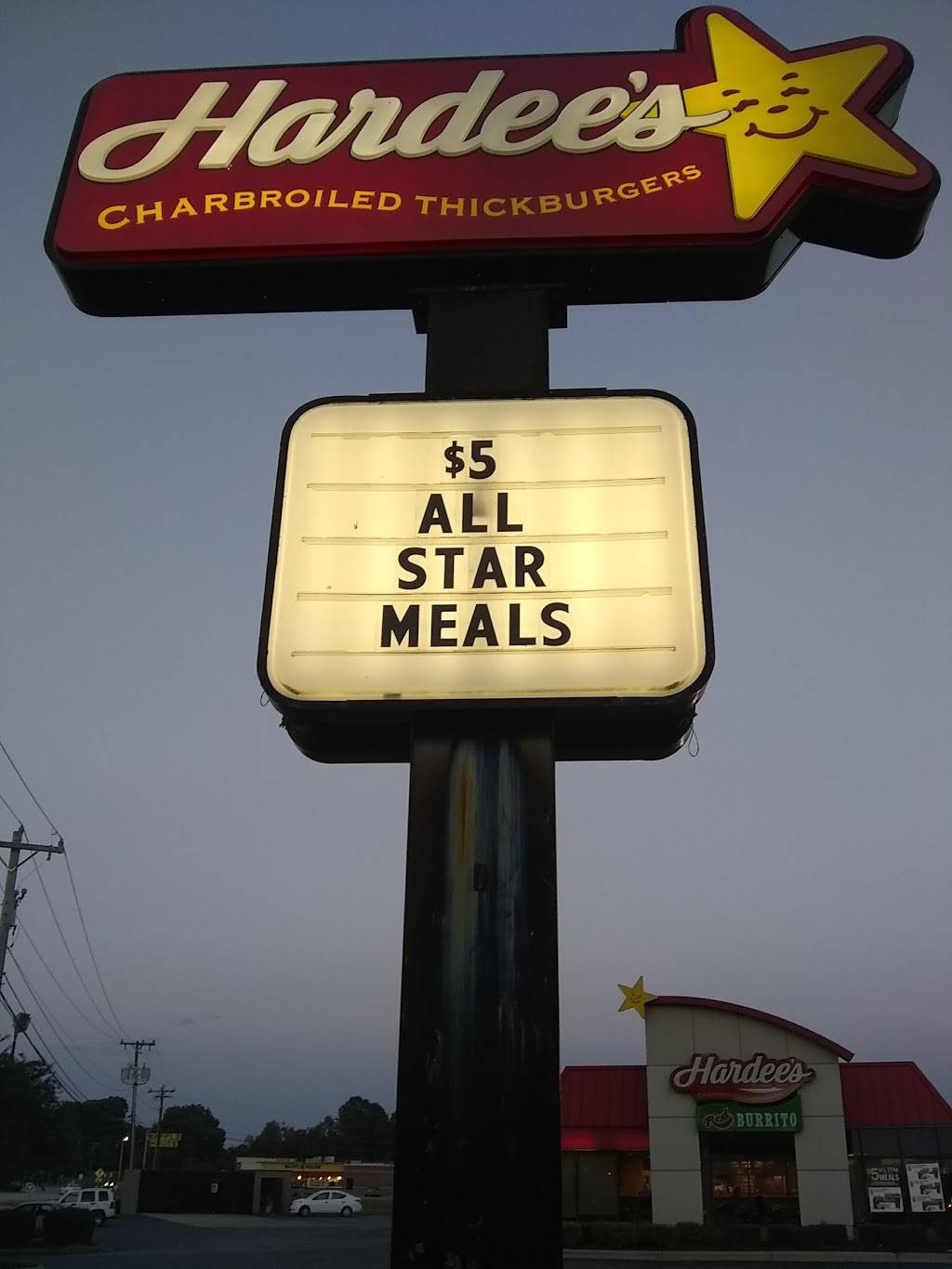 Hardees | restaurant | 704 W Academy St, Randleman, NC 27317, USA | 3364987911 OR +1 336-498-7911