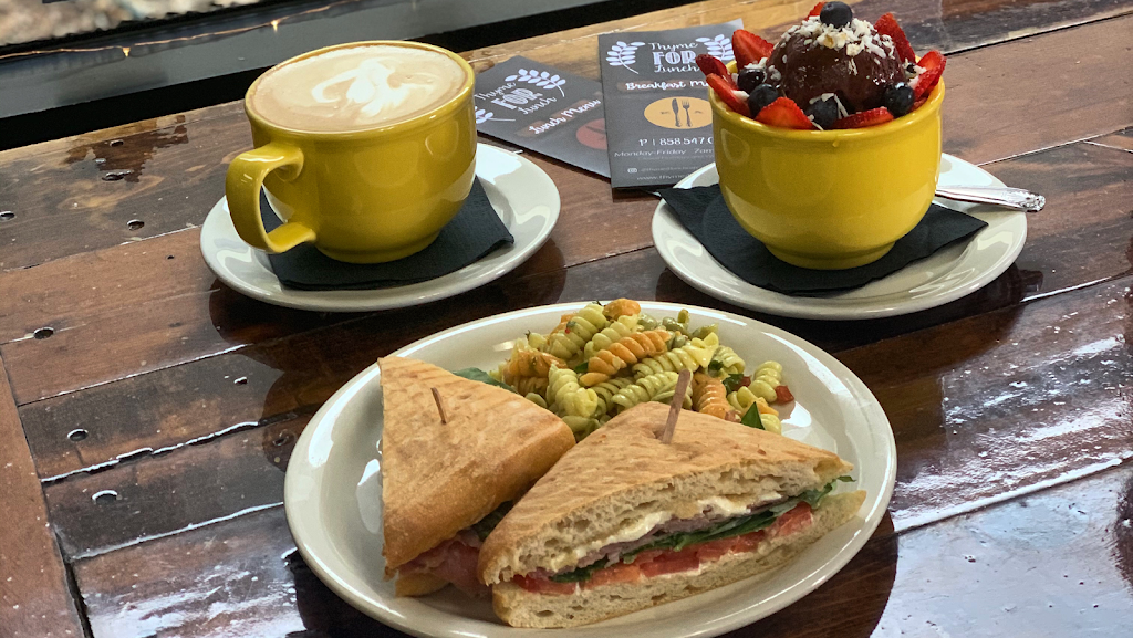 Thyme for lunch Cafe & Grill | cafe | 8860 Kenamar Dr #310, San Diego, CA 92121, USA | 8585470247 OR +1 858-547-0247