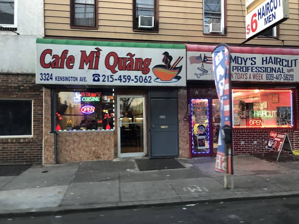 Cafe Mi Quang | restaurant | 3324 Kensington Ave, Philadelphia, PA 19134, USA | 2154595062 OR +1 215-459-5062