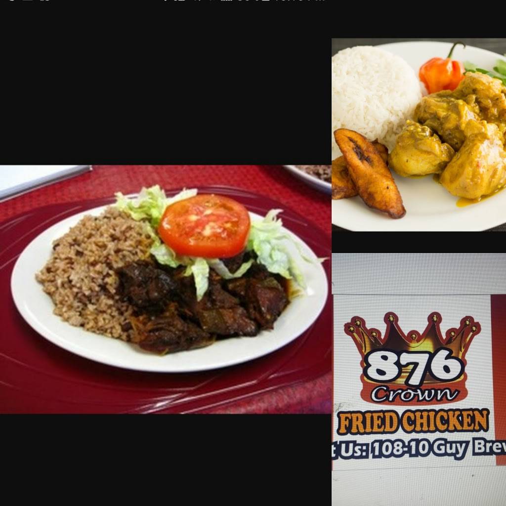 876 Crown Fried Chicken | restaurant | 108-10 Guy R Brewer Blvd, Jamaica, NY 11433, USA | 3476441214 OR +1 347-644-1214