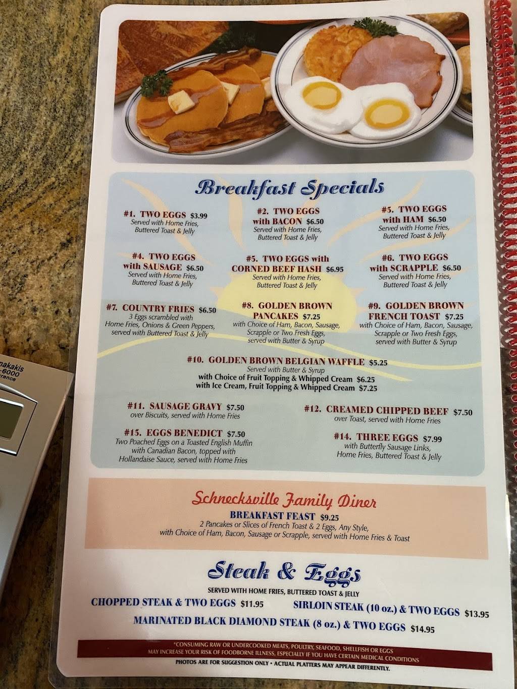 The New Schnecksville Family Diner | restaurant | 4527 PA-309, Schnecksville, PA 18078, USA | 6107603018 OR +1 610-760-3018