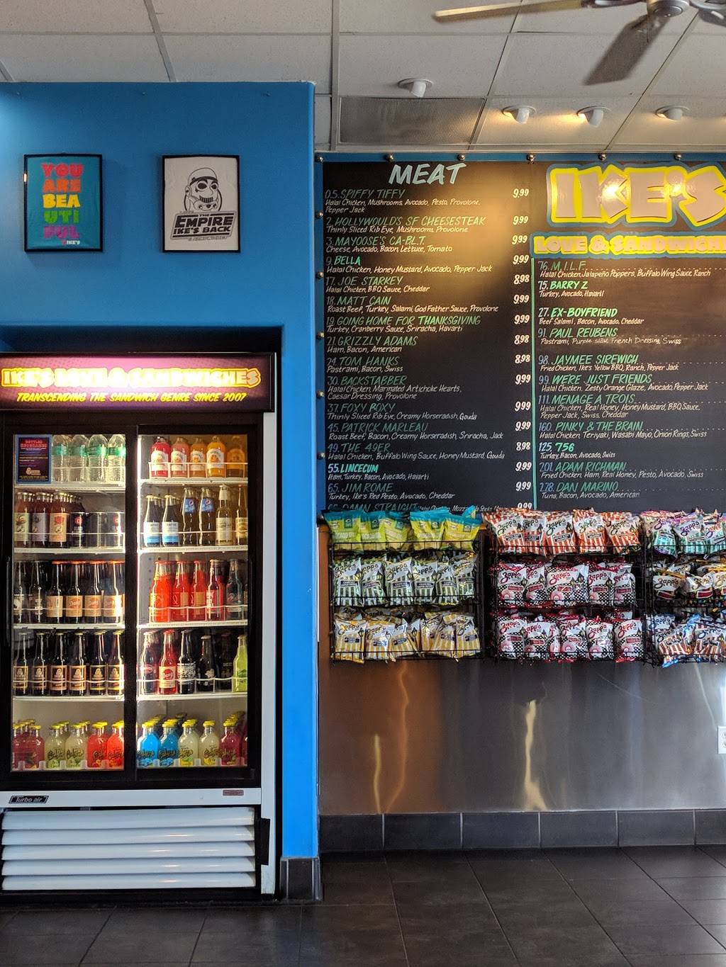 Ike’s Love and Sandwiches | restaurant | 21 Railroad Ave, Danville, CA 94526, USA | 9258209500 OR +1 925-820-9500