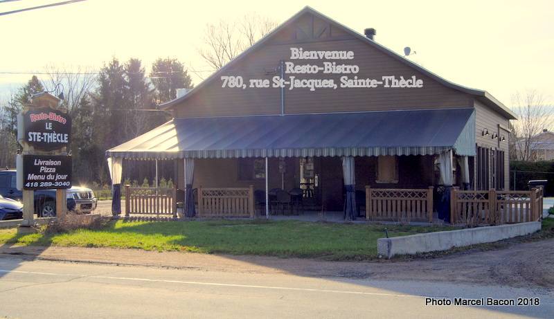 Resto-Bistro Le Sainte-Thècle | restaurant | 780 Rue Saint Jacques, Sainte-Thècle, QC G0X 3G0, Canada | 4182893040 OR +1 418-289-3040