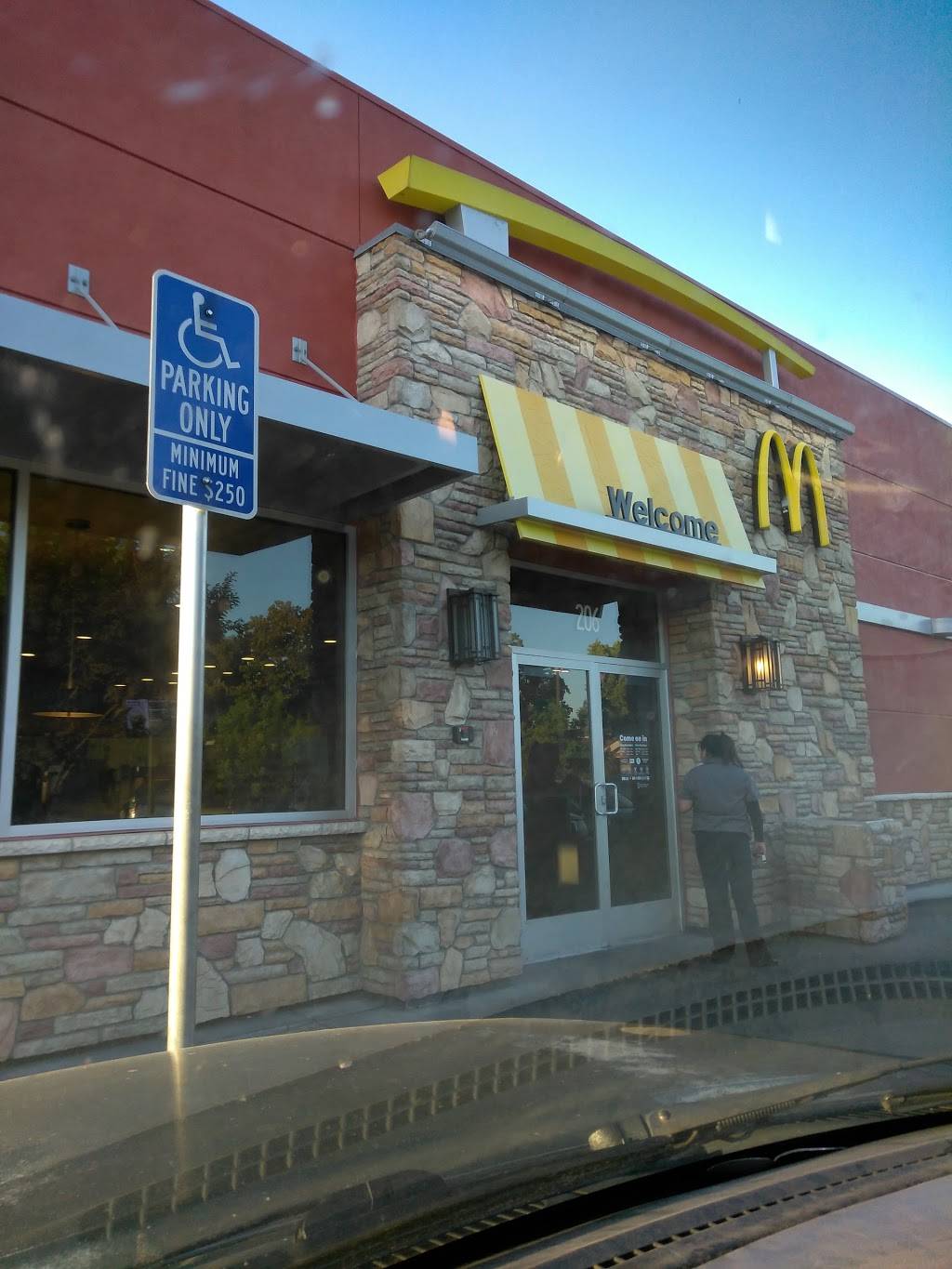 McDonalds | cafe | 206 W Olive Ave, Merced, CA 95348, USA | 2097236421 OR +1 209-723-6421