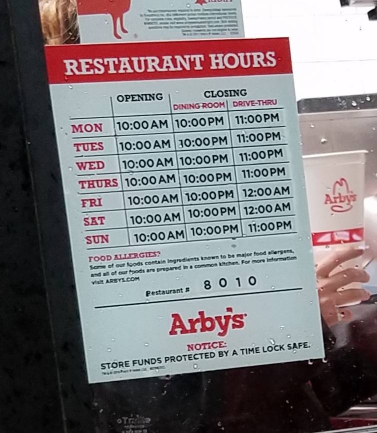Arbys | restaurant | 332 Quillian St, Cleveland, GA 30528, USA | 7062191748 OR +1 706-219-1748