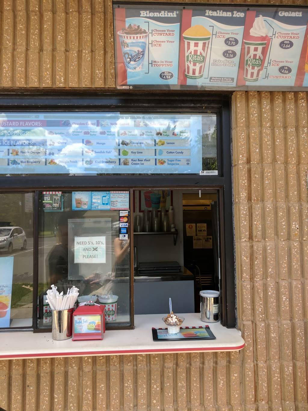 Ritas Italian Ice & Frozen Custard | restaurant | 84 Flock Rd, Mercerville, NJ 08619, USA | 6092077429 OR +1 609-207-7429