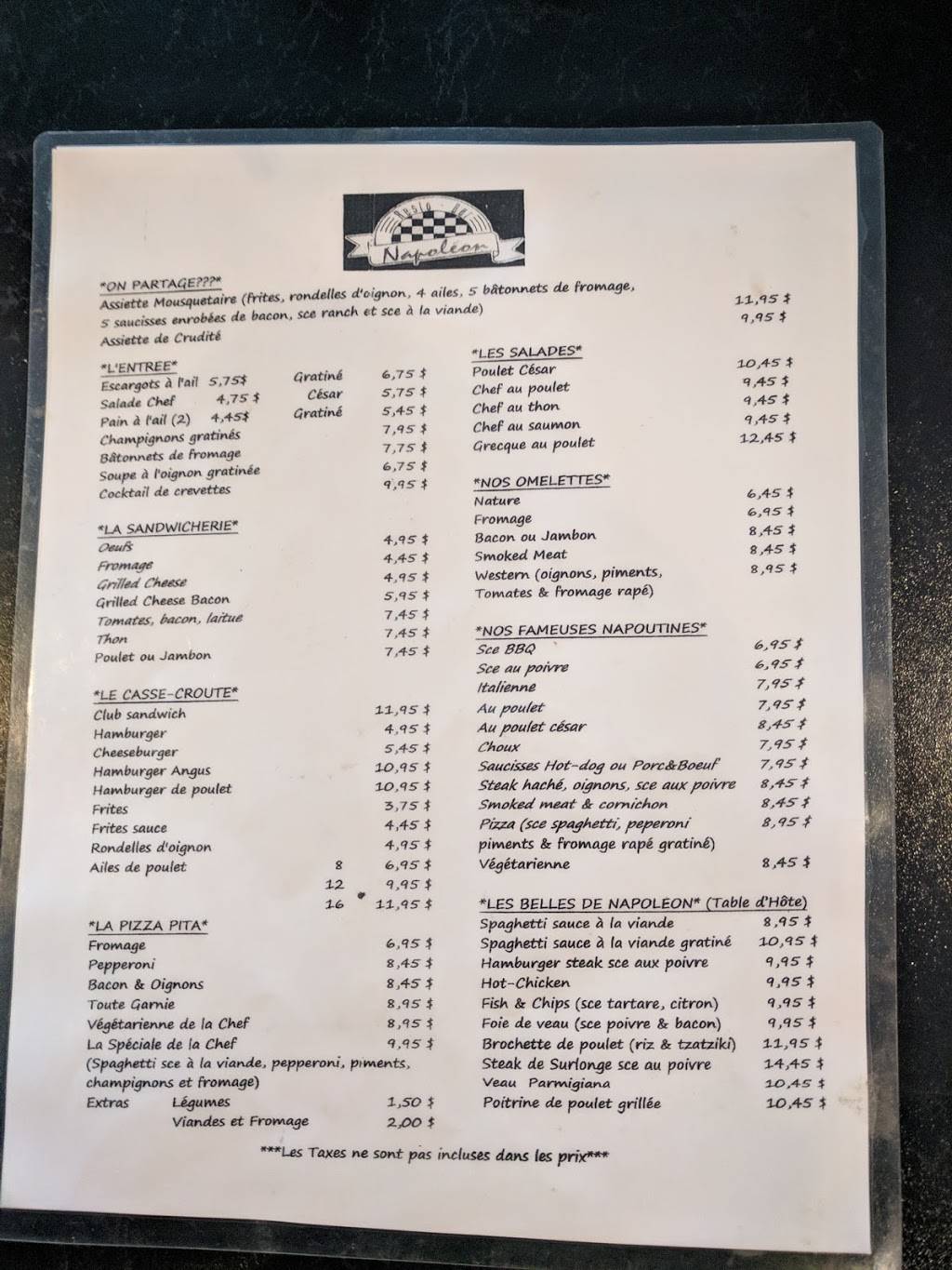 Resto-Bar Napoleon | restaurant | 3200 Chemin Gascon, Terrebonne, QC J6X 3Z3, Canada | 4504776251 OR +1 450-477-6251