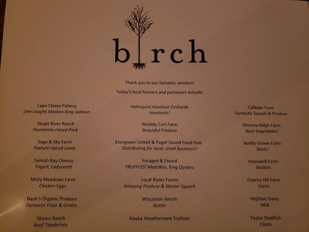 Birch | restaurant | 1001 Fairview Ave N #2250, Seattle, WA 98109, USA | 2067741948 OR +1 206-774-1948