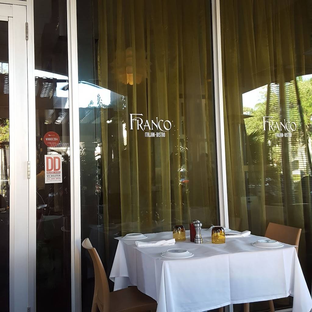 Franco Italian Bistro | restaurant | 10160 Forest Hill Blvd, Wellington, FL 33414, USA | 5616151551 OR +1 561-615-1551
