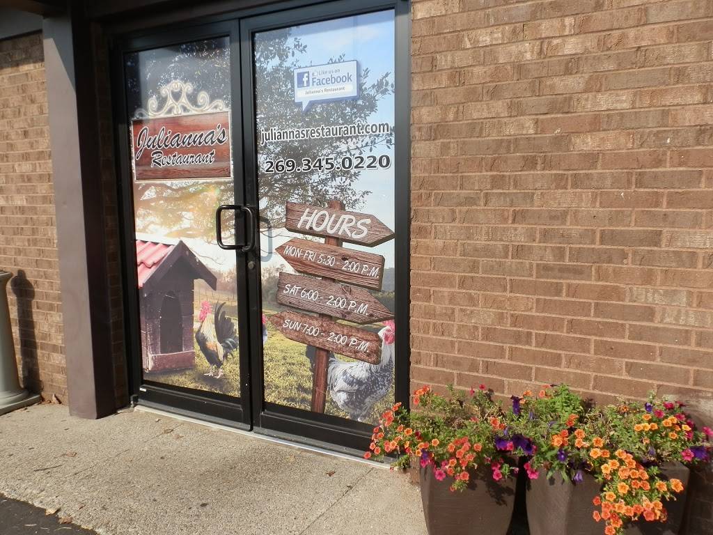 Juliannas Restaurant | restaurant | 2105 Lake St, Kalamazoo, MI 49001, USA | 2693450220 OR +1 269-345-0220