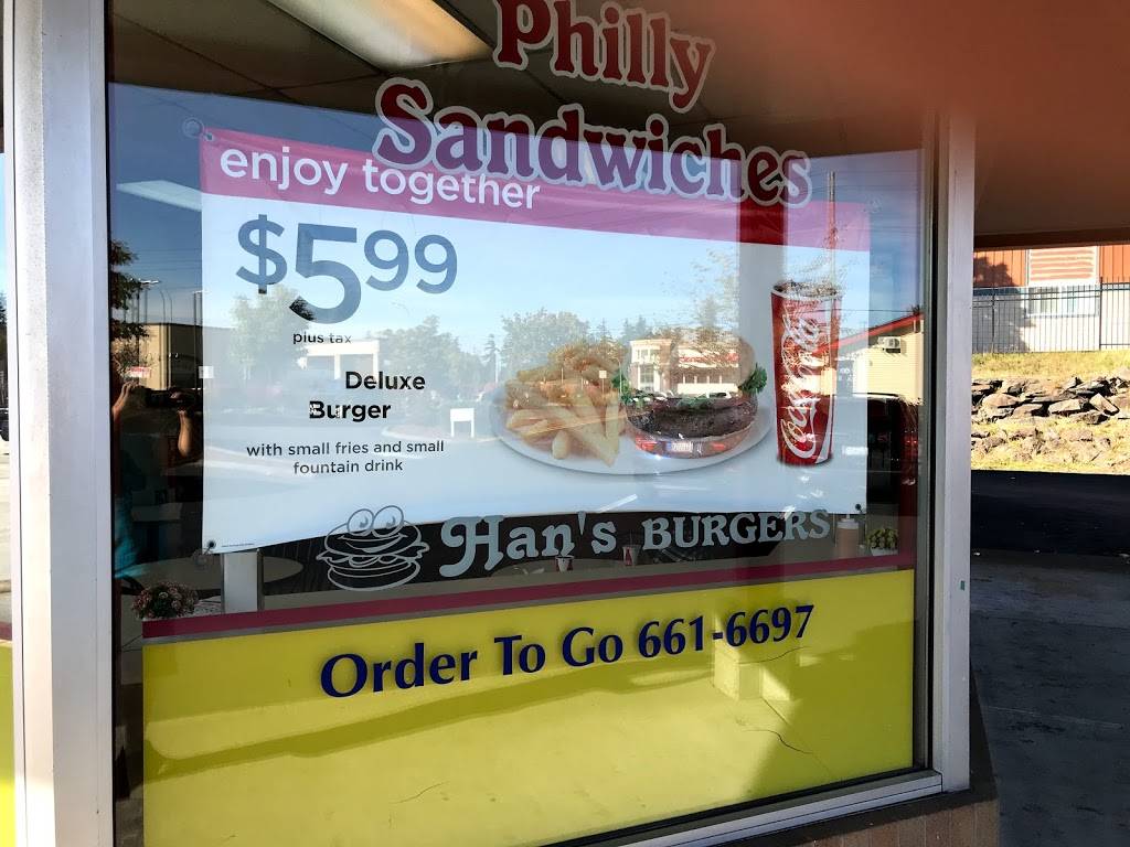 Hans Burger | restaurant | 2120 SW 336th St, Federal Way, WA 98023, USA | 2536616697 OR +1 253-661-6697