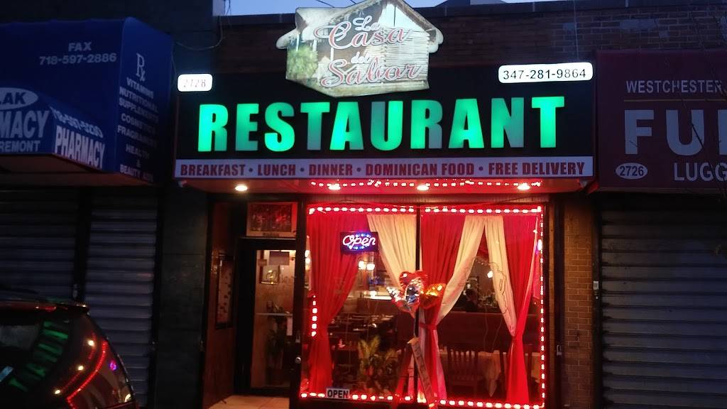 La Casa Del Sabor | meal delivery | 2728 E Tremont Ave, The Bronx, NY 10461, USA | 3472819864 OR +1 347-281-9864