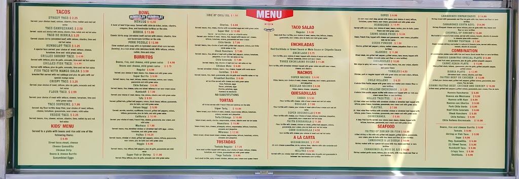 Tacos Humboldt | restaurant | 1411 Broadway St, Eureka, CA 95501, USA | 7075029967 OR +1 707-502-9967