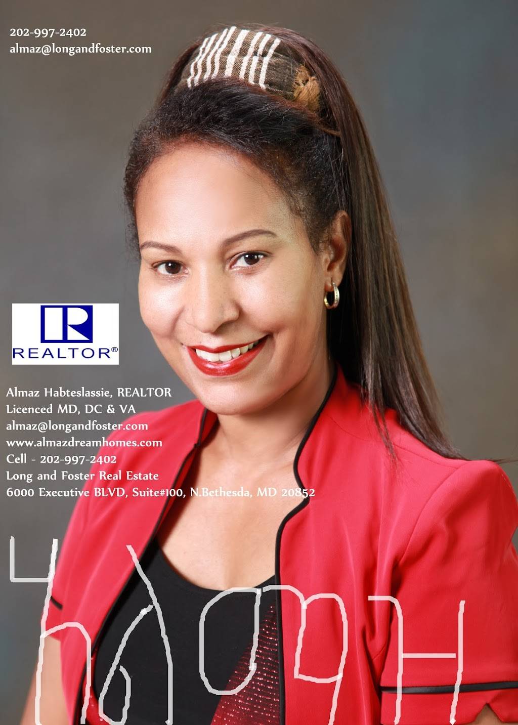 Almaz Habesha Realtor | restaurant | 6000 Executive BLVD, Unite#100, N, North Bethesda, MD 20852, USA | 3016050326 OR +1 301-605-0326