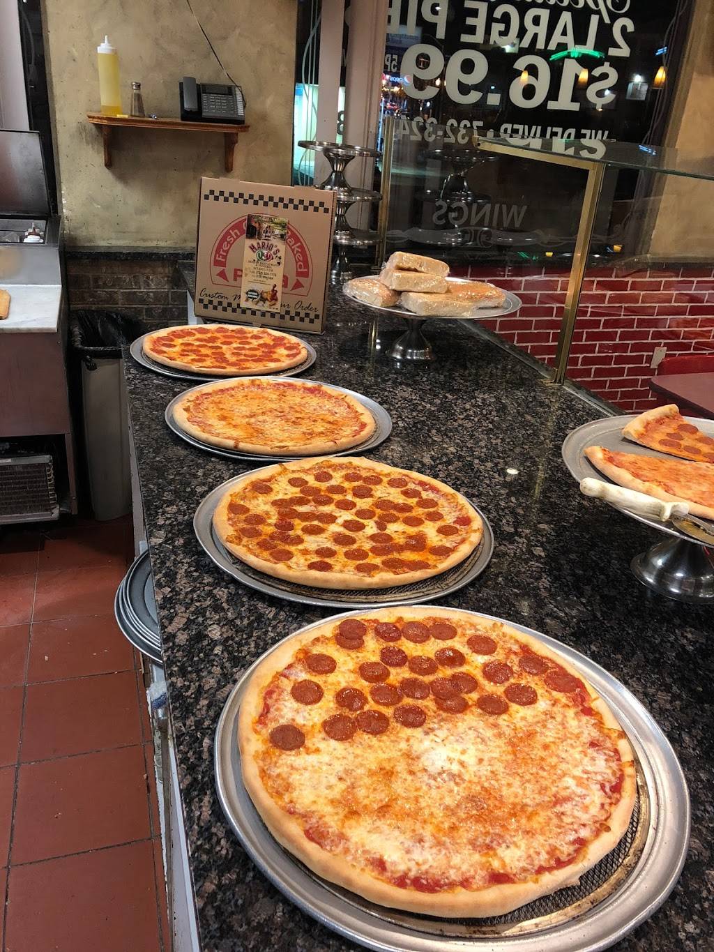 Marios Famous Pizza | restaurant | 141 Fayette St, Perth Amboy, NJ 08861, USA | 7323247773 OR +1 732-324-7773