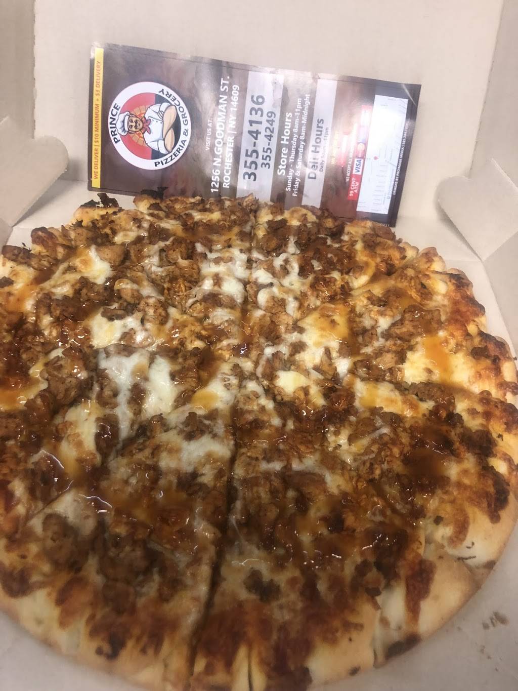 Prince pizzeria & grocery | restaurant | 1256 Goodman St N, Rochester, NY 14609, USA | 5853554136 OR +1 585-355-4136