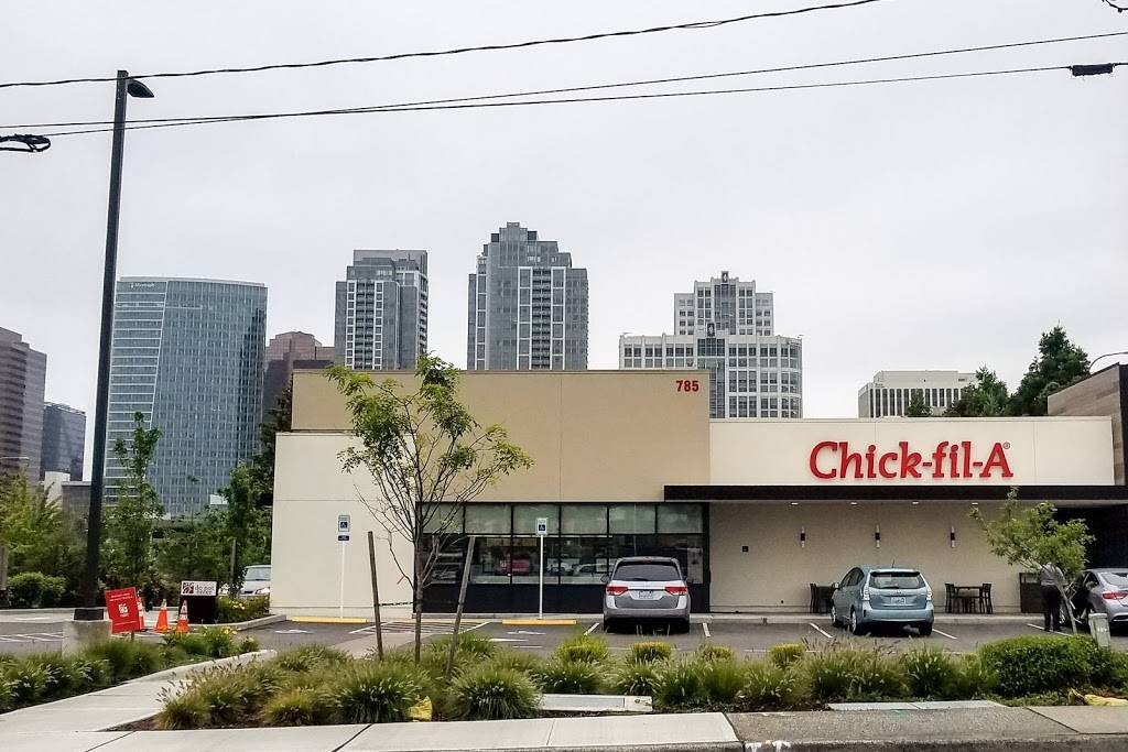 Chick-fil-A | restaurant | 785 116th Ave NE, Bellevue, WA 98004, USA | 4254541758 OR +1 425-454-1758