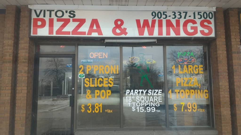 Vitos Pizza & Wings | meal delivery | 1500 Sixth Line, Oakville, ON L6H 2P2, Canada | 9053371500 OR +1 905-337-1500