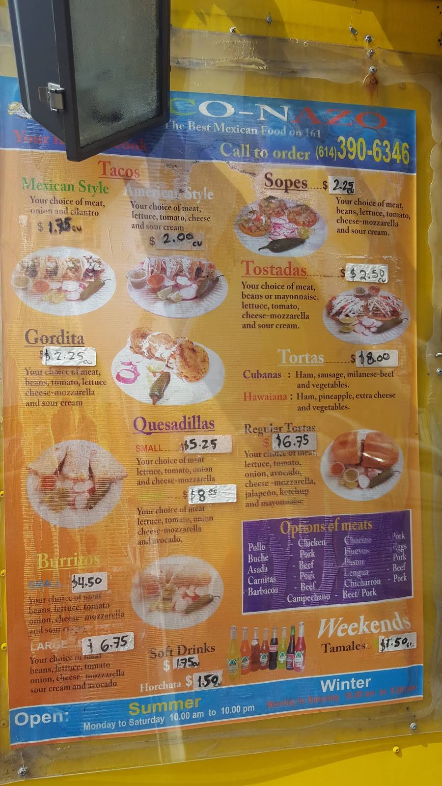 Taco Nazo (Taco Truck) | restaurant | 2200 E Dublin Granville Rd, Columbus, OH 43229, USA | 6143906346 OR +1 614-390-6346